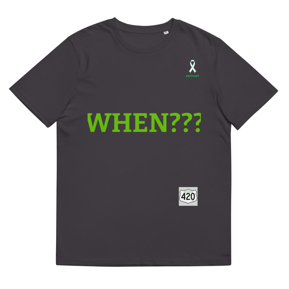 Activist420 Line THE QUESTION COLLECTION (WHY???) Unisex Organic Cotton T-Shirt