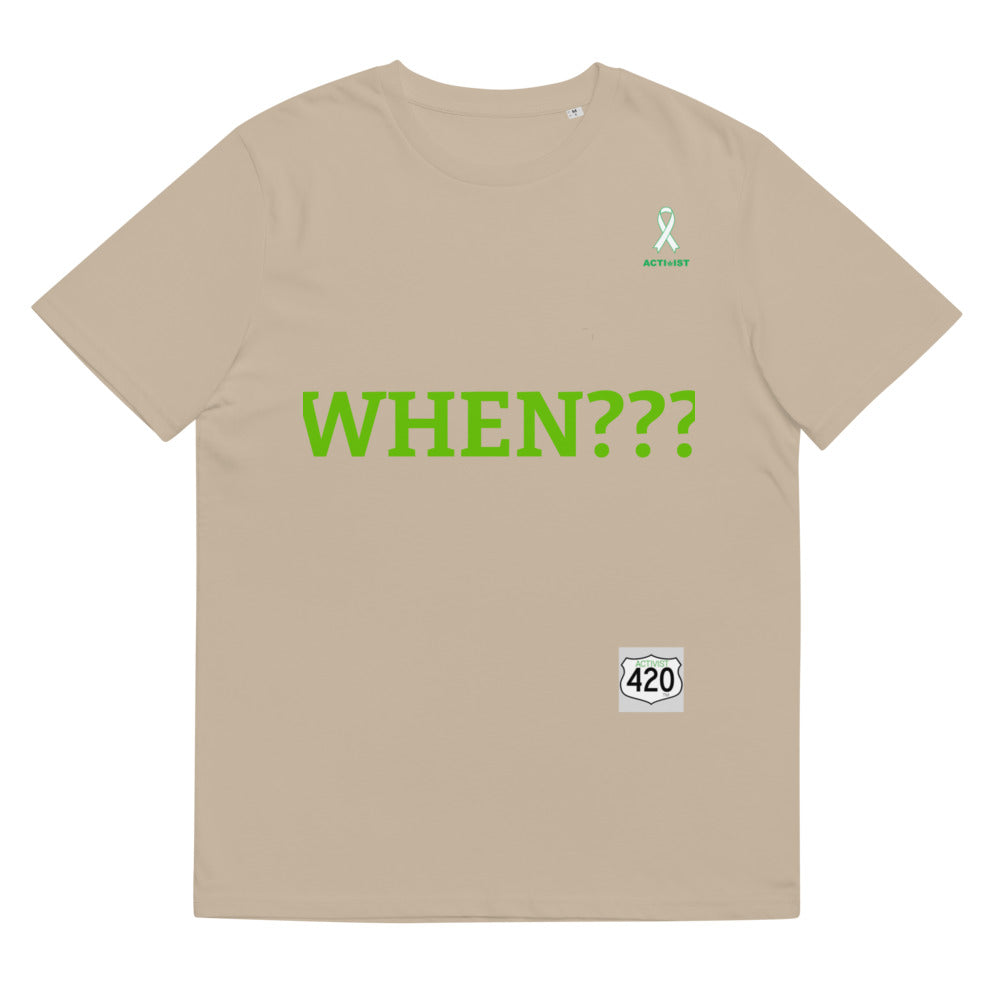 Activist420 Line THE QUESTION COLLECTION (WHY???) Unisex Organic Cotton T-Shirt