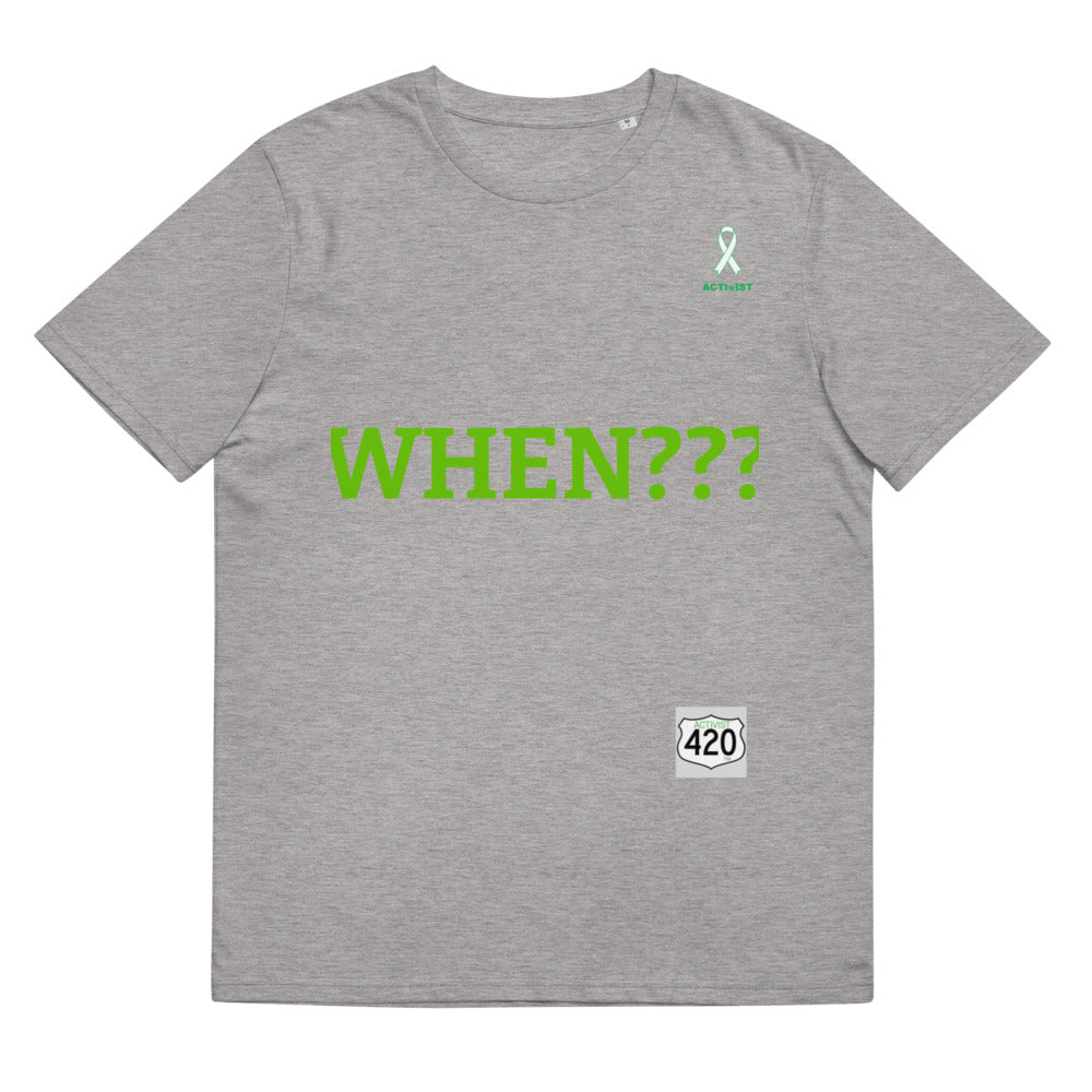 Activist420 Line THE QUESTION COLLECTION (WHY???) Unisex Organic Cotton T-Shirt