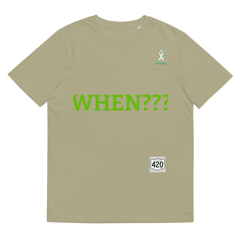 Activist420 Line THE QUESTION COLLECTION (WHY???) Unisex Organic Cotton T-Shirt