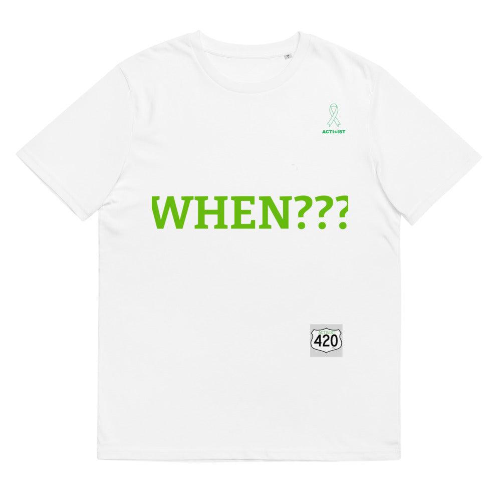 Activist420 Line THE QUESTION COLLECTION (WHY???) Unisex Organic Cotton T-Shirt