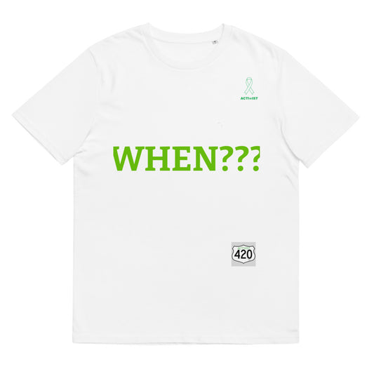 Activist420 Line THE QUESTION COLLECTION (WHY???) Unisex Organic Cotton T-Shirt