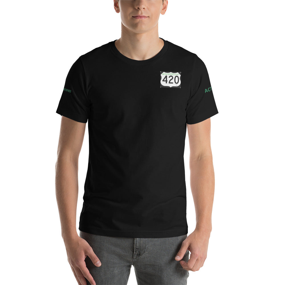 Activist420 Line - (420 Logo) Short-Sleeve Unisex T-Shirt