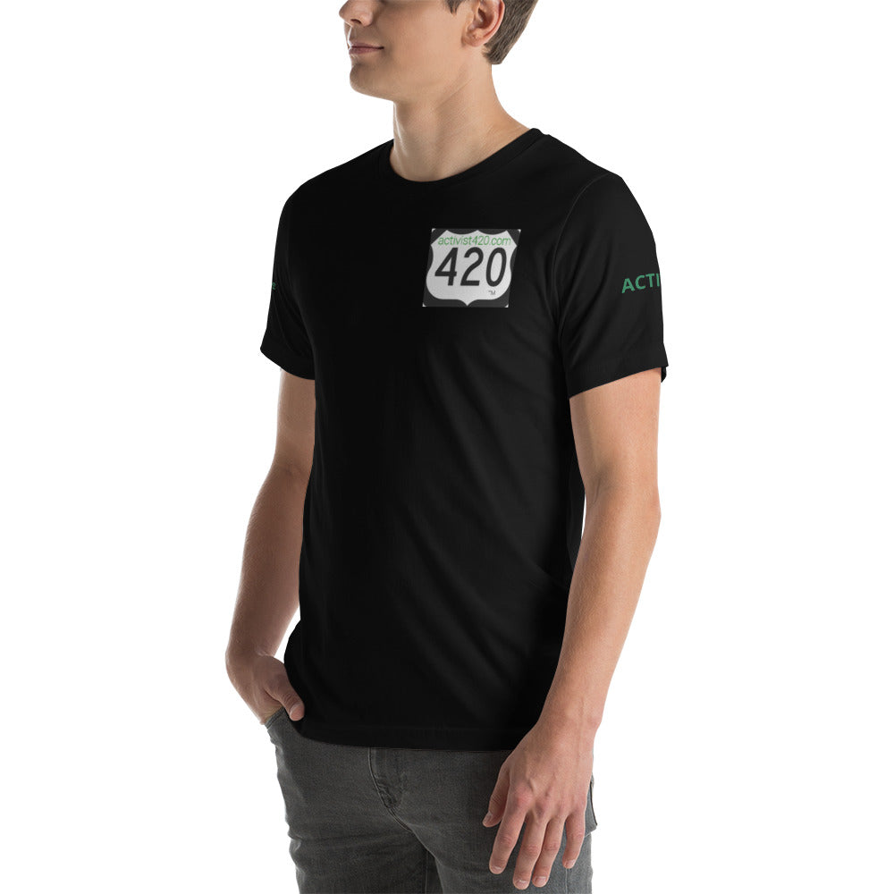 Activist420 Line - (420 LOGO) Short-Sleeve Unisex T-Shirt