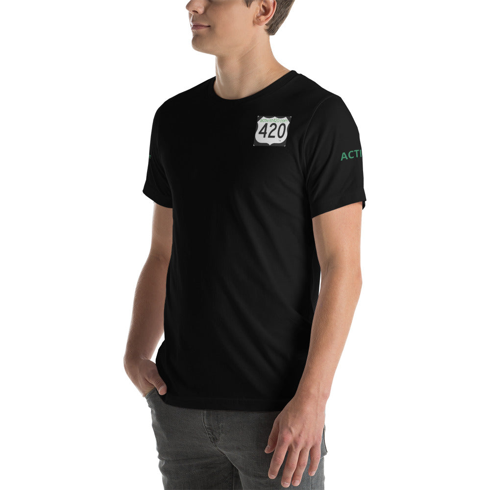 Activist420 Line - (420 Logo) Short-Sleeve Unisex T-Shirt