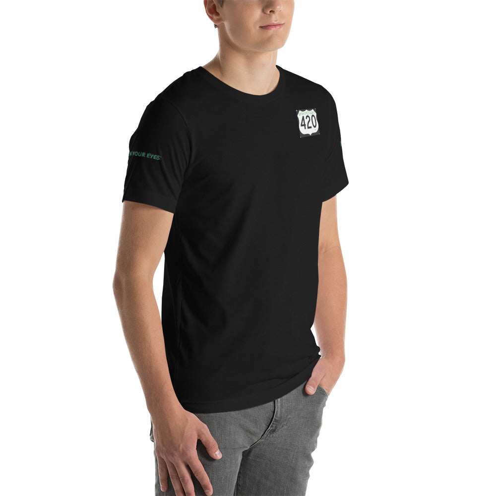 Activist420 Line - (420 Logo) Short-Sleeve Unisex T-Shirt