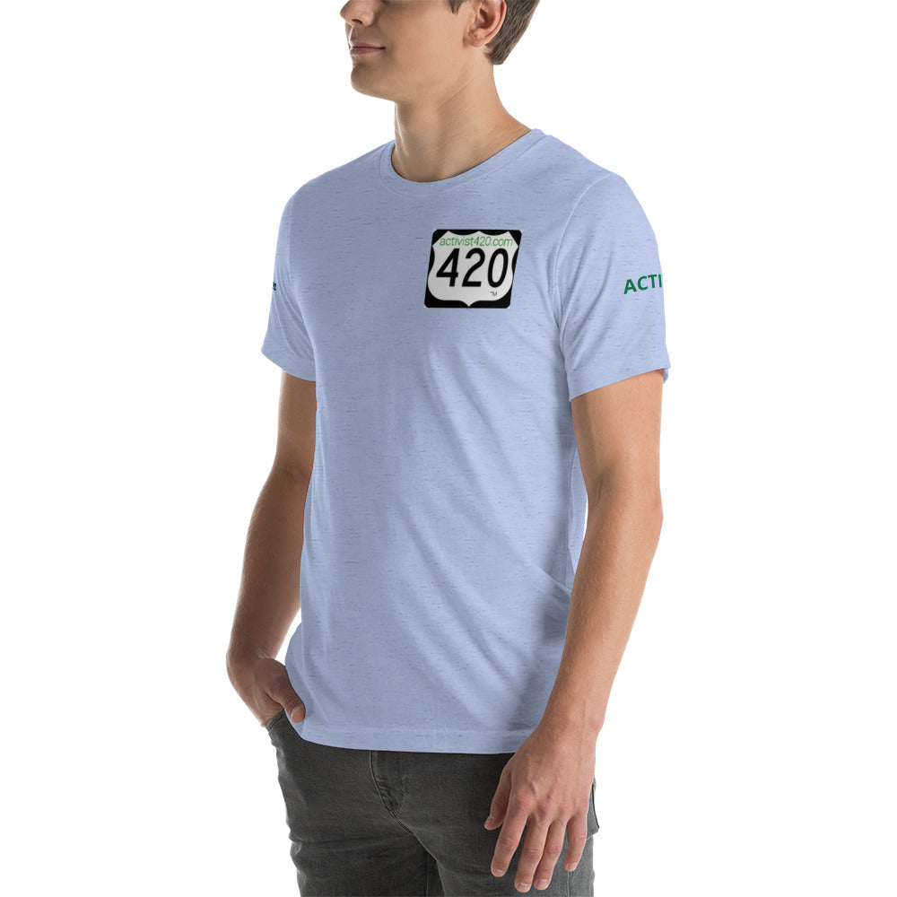 Activist420 Line - (420 LOGO) Short-Sleeve Unisex T-Shirt