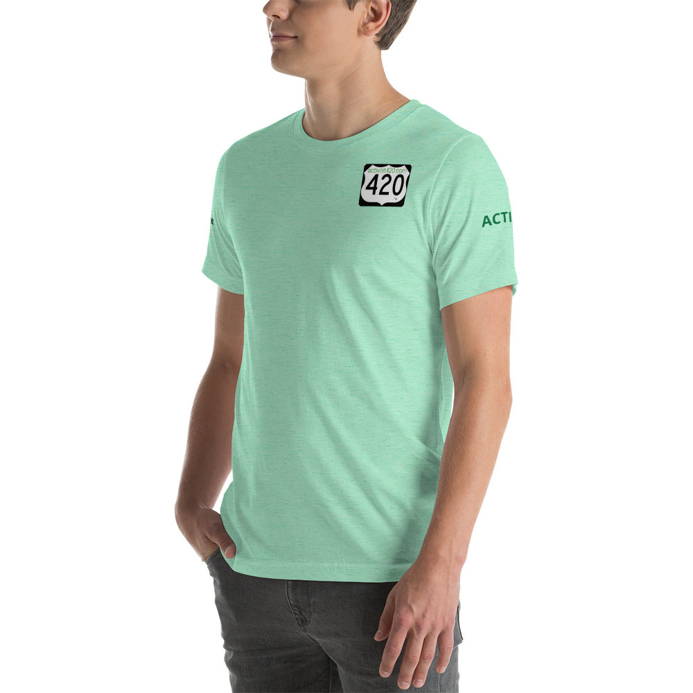 Activist420 Line - (420 Logo) Short-Sleeve Unisex T-Shirt