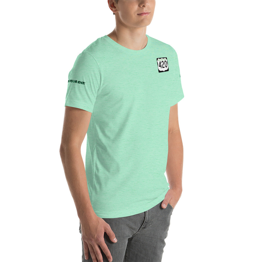 Activist420 Line - (420 Logo) Short-Sleeve Unisex T-Shirt