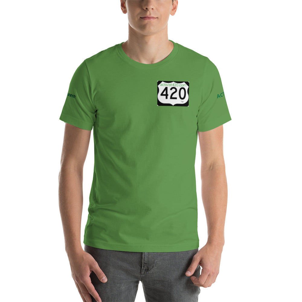 Activist420 Line - (420 LOGO) Short-Sleeve Unisex T-Shirt