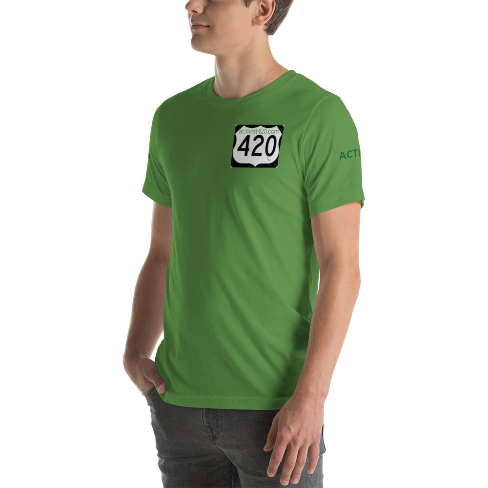 Activist420 Line - (420 LOGO) Short-Sleeve Unisex T-Shirt