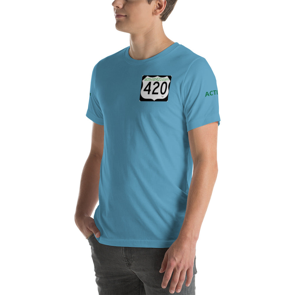 Activist420 Line - (420 LOGO) Short-Sleeve Unisex T-Shirt