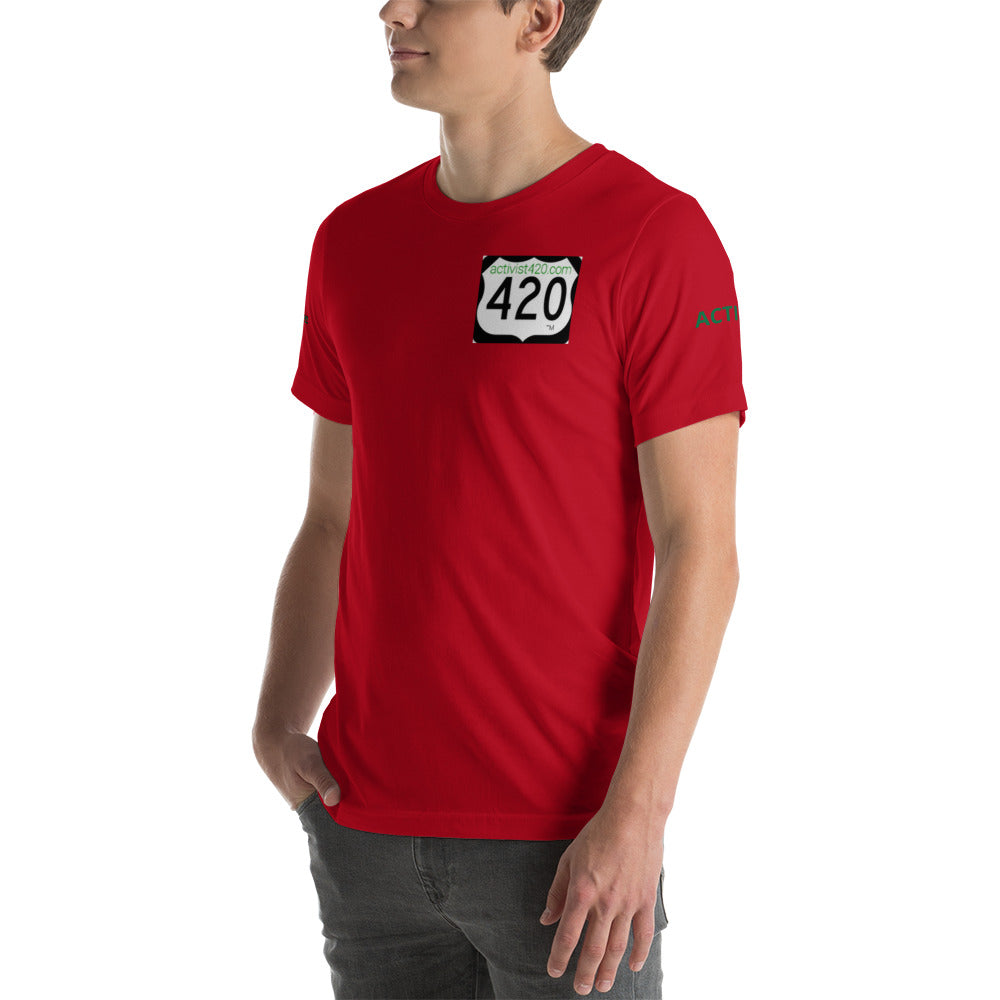 Activist420 Line - (420 LOGO) Short-Sleeve Unisex T-Shirt