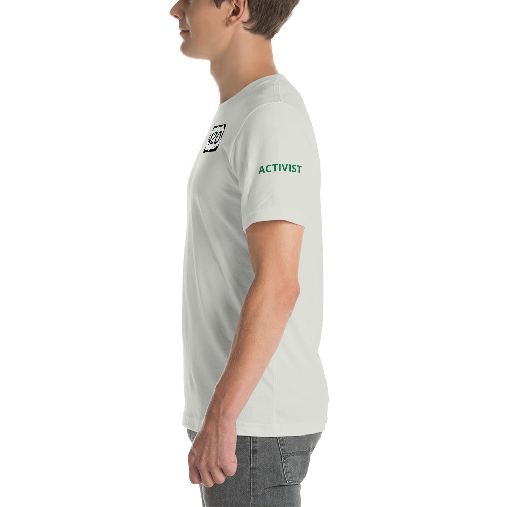 Activist420 Line - (420 Logo) Short-Sleeve Unisex T-Shirt