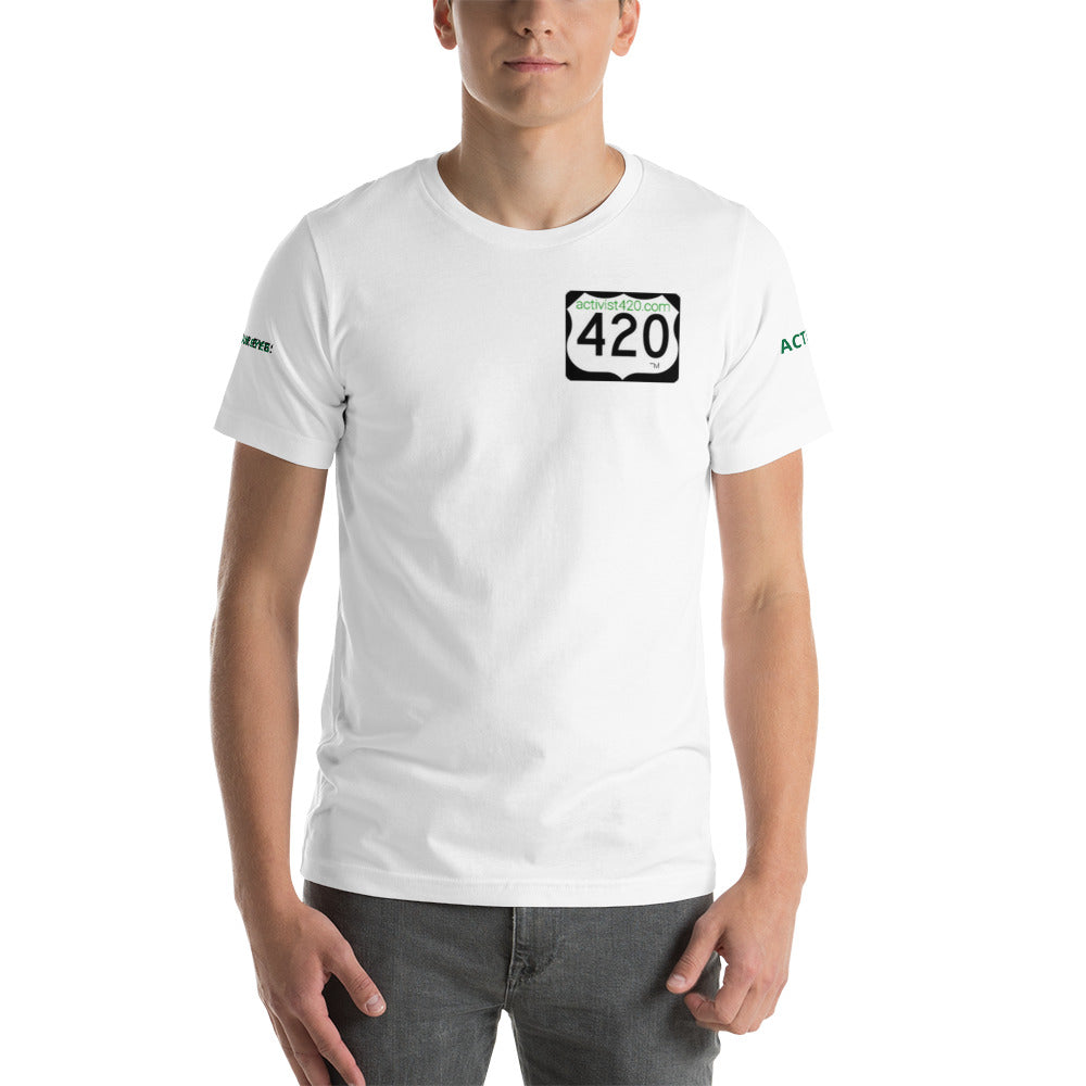 Activist420 Line - (420 LOGO) Short-Sleeve Unisex T-Shirt