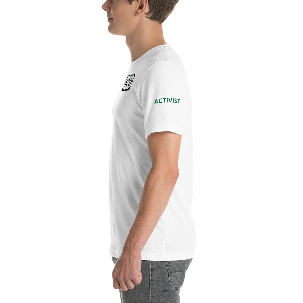 Activist420 Line - (420 Logo) Short-Sleeve Unisex T-Shirt