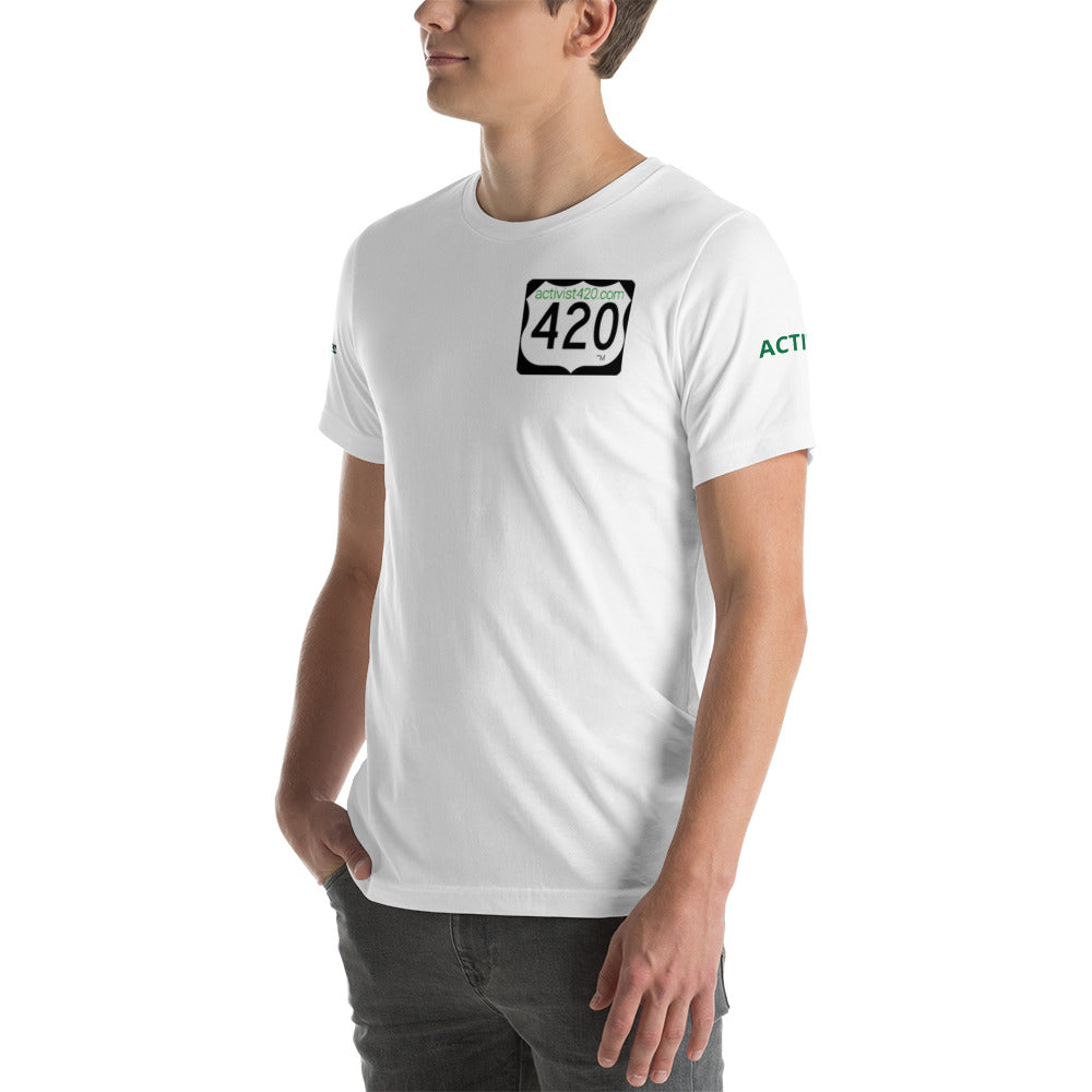 Activist420 Line - (420 LOGO) Short-Sleeve Unisex T-Shirt