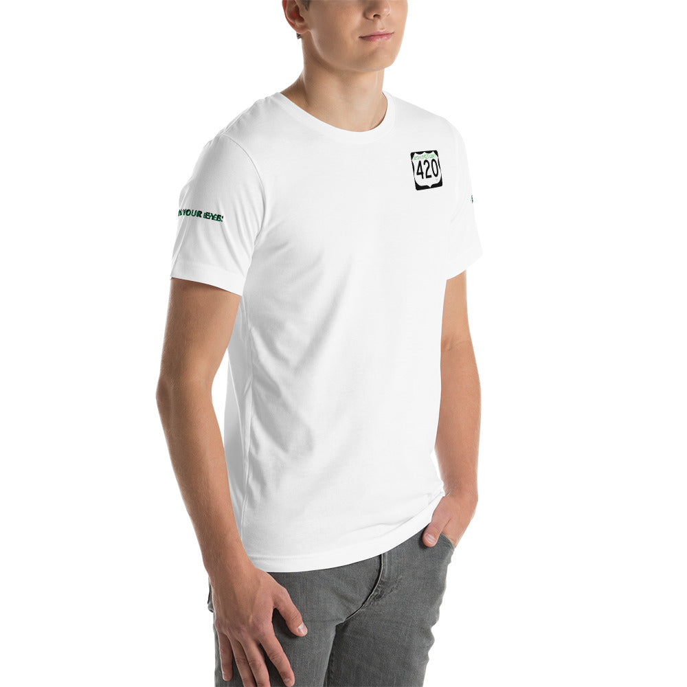 Activist420 Line - (420 Logo) Short-Sleeve Unisex T-Shirt